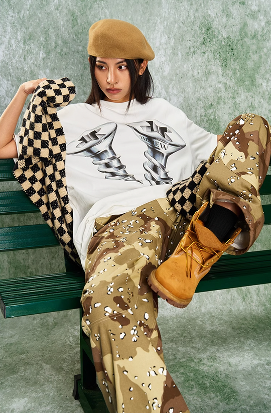 YADcrew Cross Digital Printed Screws Tee