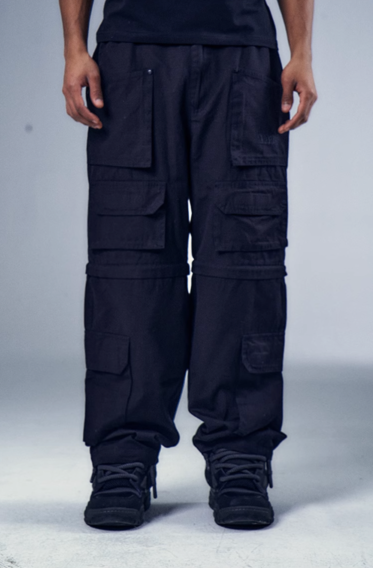 YADcrew x BIPOLAR Multi Pocket Two Wear Detachable Cargo Pants
