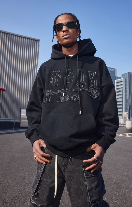 MEDM Letters Collage Hoodie