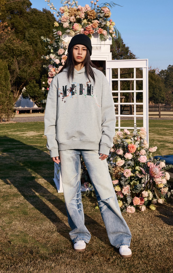 MEDM Embroidery Splash Ink Hoodie