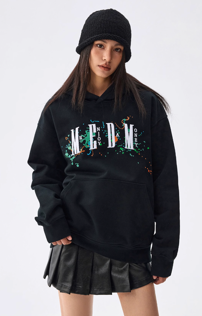 MEDM Embroidery Splash Ink Hoodie