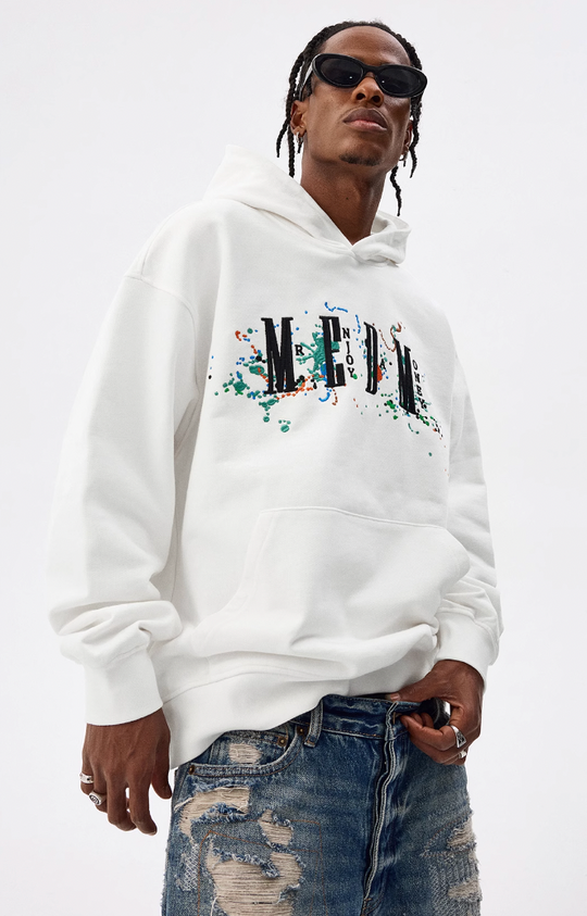 MEDM Embroidery Splash Ink Hoodie