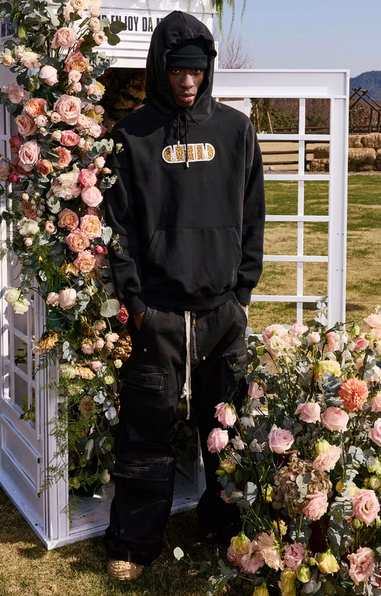 MEDM Animal & Camouflage Embroidery Capsule Logo Letter Hoodie