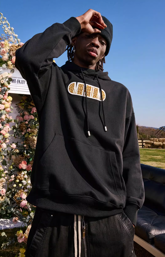 MEDM Animal & Camouflage Embroidery Capsule Logo Letter Hoodie