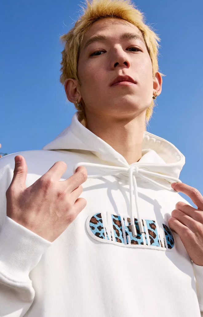 MEDM Animal & Camouflage Embroidery Capsule Logo Letter Hoodie