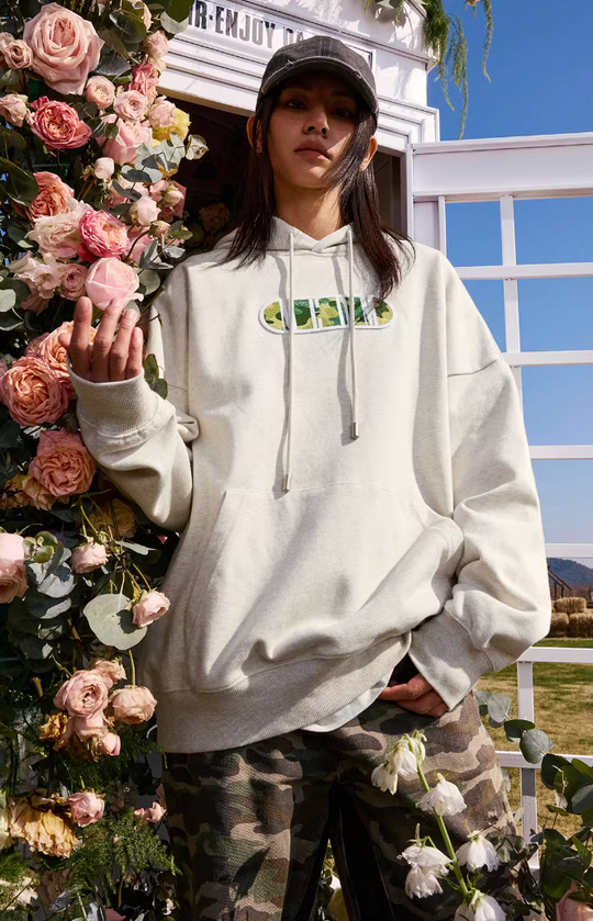 MEDM Animal & Camouflage Embroidery Capsule Logo Letter Hoodie
