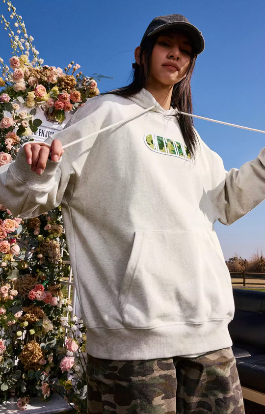 MEDM Animal & Camouflage Embroidery Capsule Logo Letter Hoodie