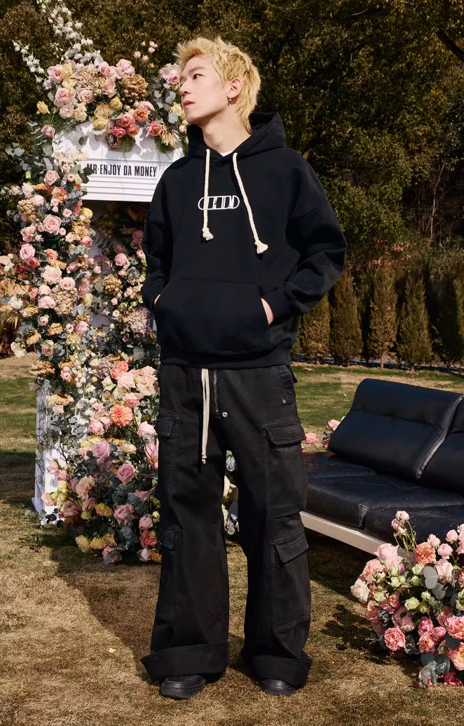 MEDM Embroidery Capsule Logo Letter Hoodie