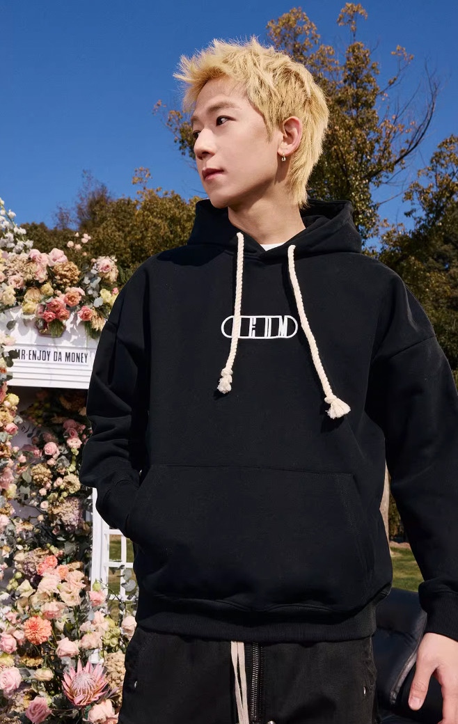 MEDM Embroidery Capsule Logo Letter Hoodie