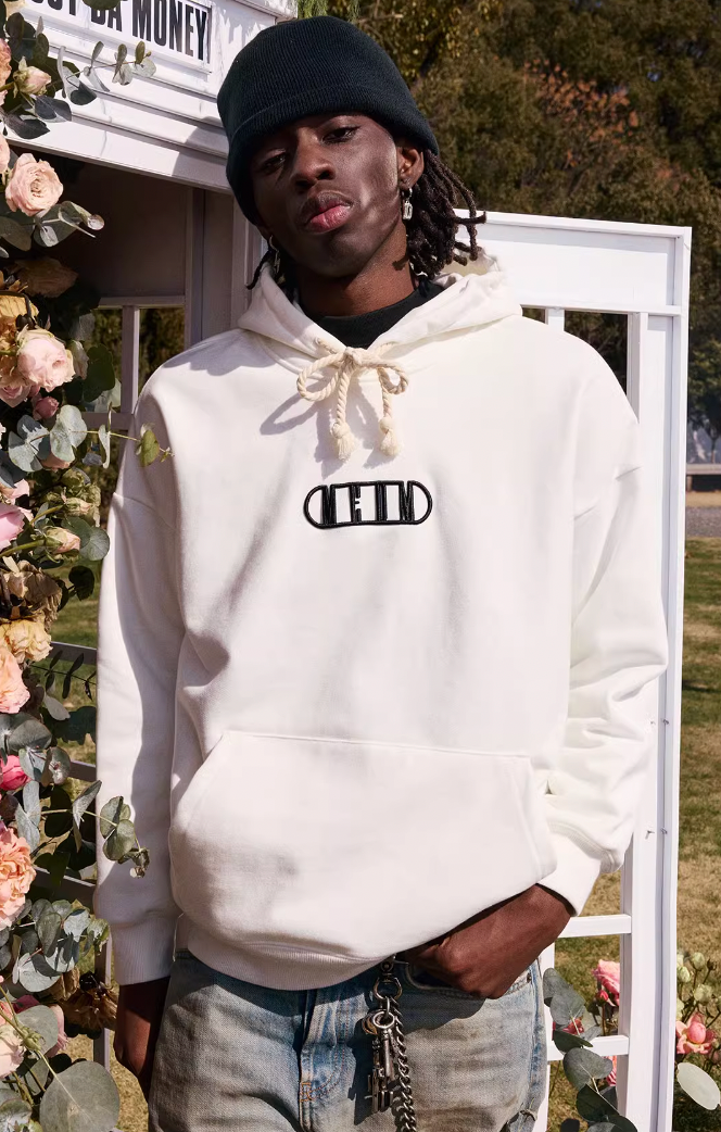 MEDM Embroidery Capsule Logo Letter Hoodie