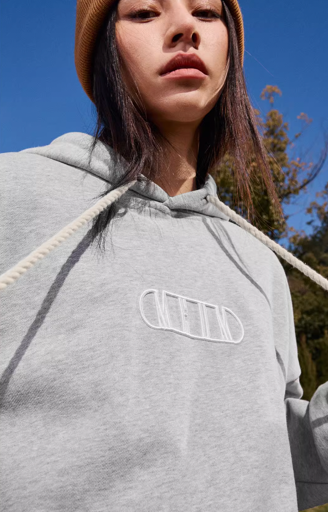 MEDM Embroidery Capsule Logo Letter Hoodie