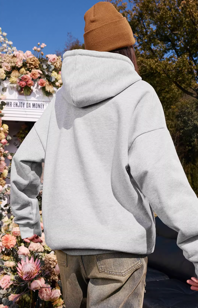 MEDM Embroidery Capsule Logo Letter Hoodie