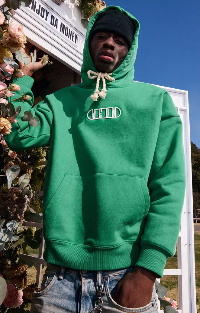 MEDM Embroidery Capsule Logo Letter Hoodie