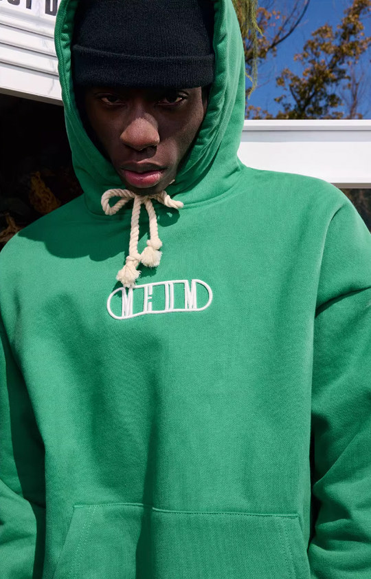 MEDM Embroidery Capsule Logo Letter Hoodie