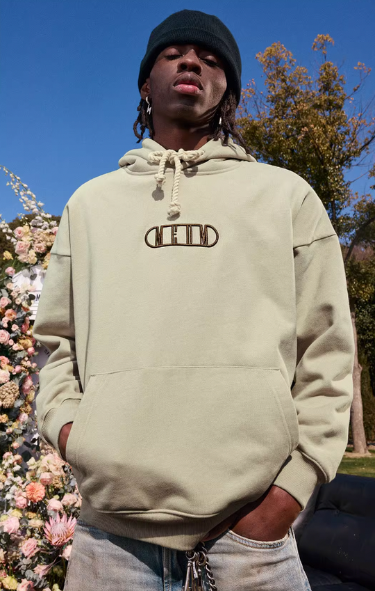 MEDM Embroidery Capsule Logo Letter Hoodie