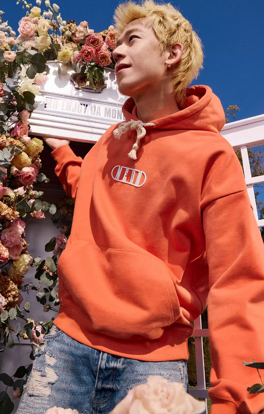 MEDM Embroidery Capsule Logo Letter Hoodie