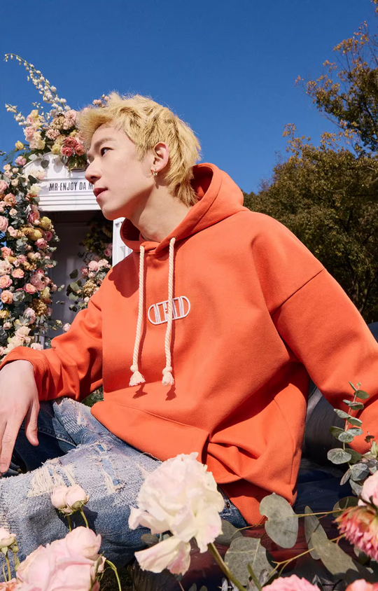 MEDM Embroidery Capsule Logo Letter Hoodie