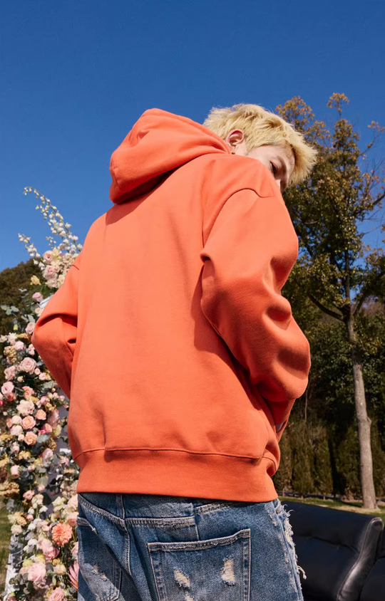 MEDM Embroidery Capsule Logo Letter Hoodie