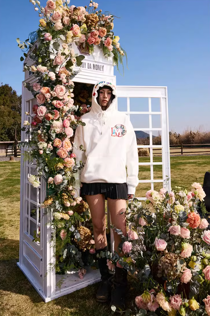 MEDM Rainbow Embroidery Hoodie