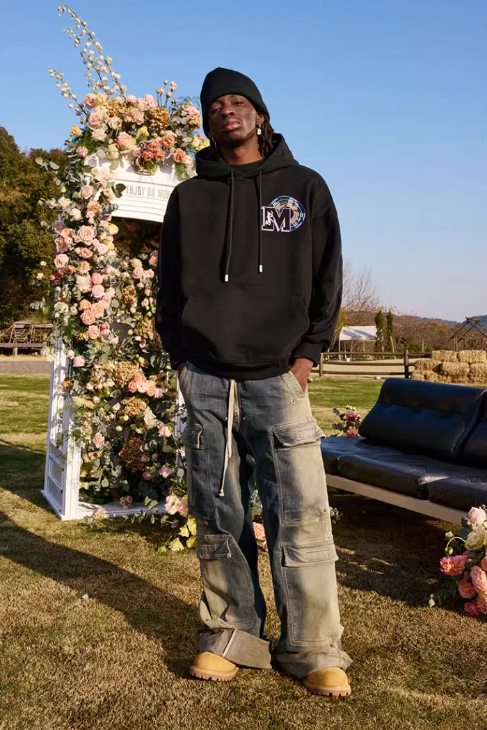 MEDM Rainbow Embroidery Hoodie