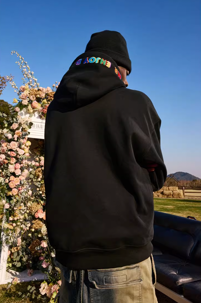 MEDM Rainbow Embroidery Hoodie