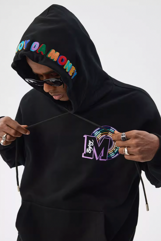 MEDM Rainbow Embroidery Hoodie