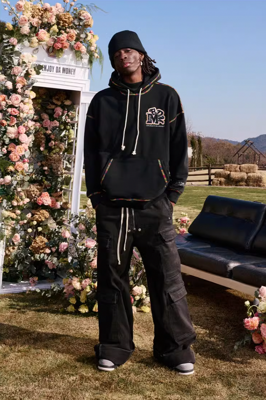 MEDM Rainbow Stitch Embroidery Hoodie