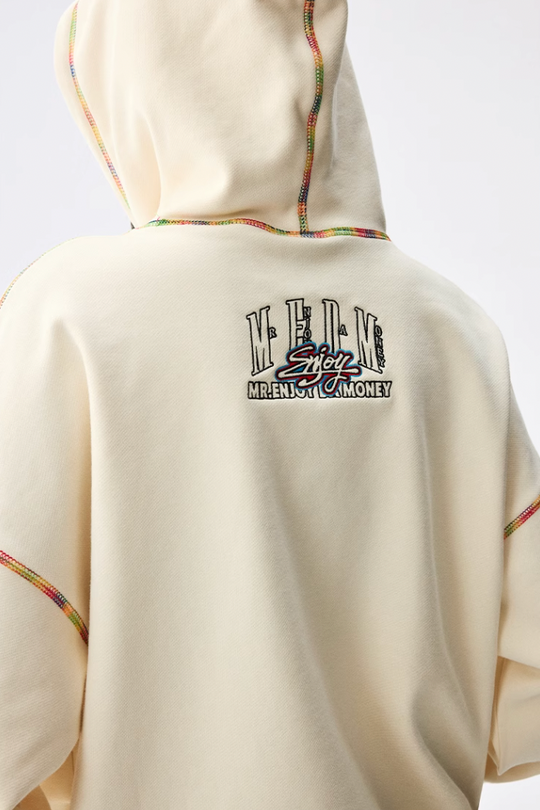 MEDM Rainbow Stitch Embroidery Hoodie