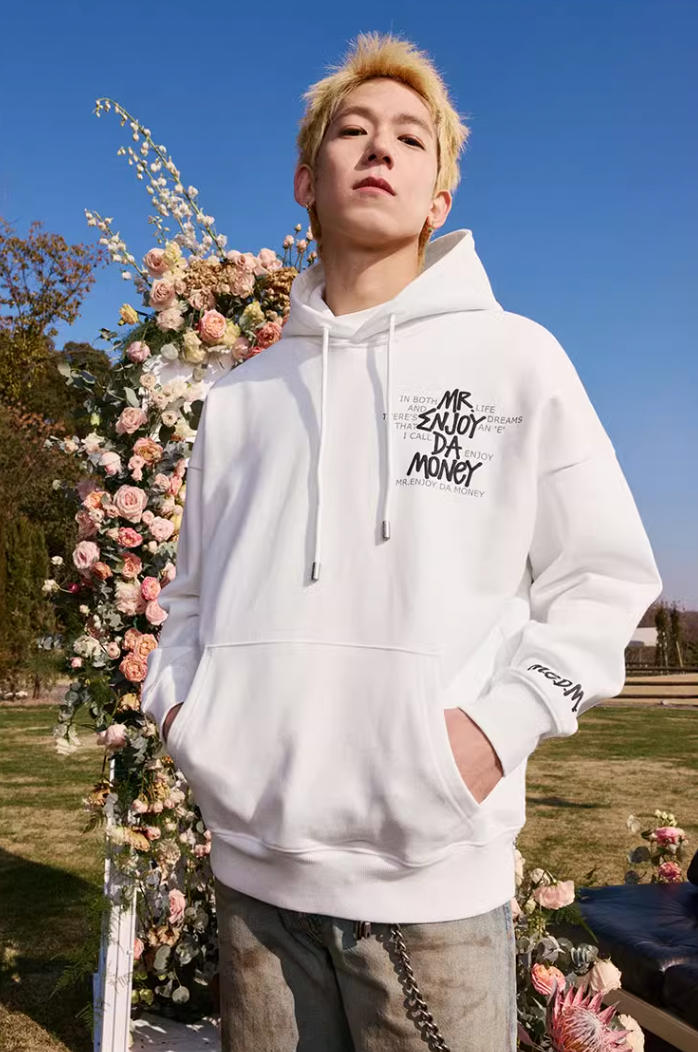 MEDM Foam Printed Graffiti Hoodie