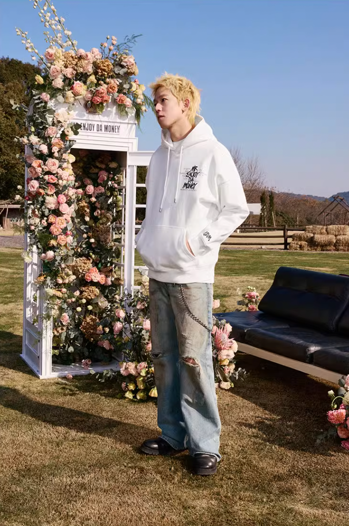 MEDM Foam Printed Graffiti Hoodie