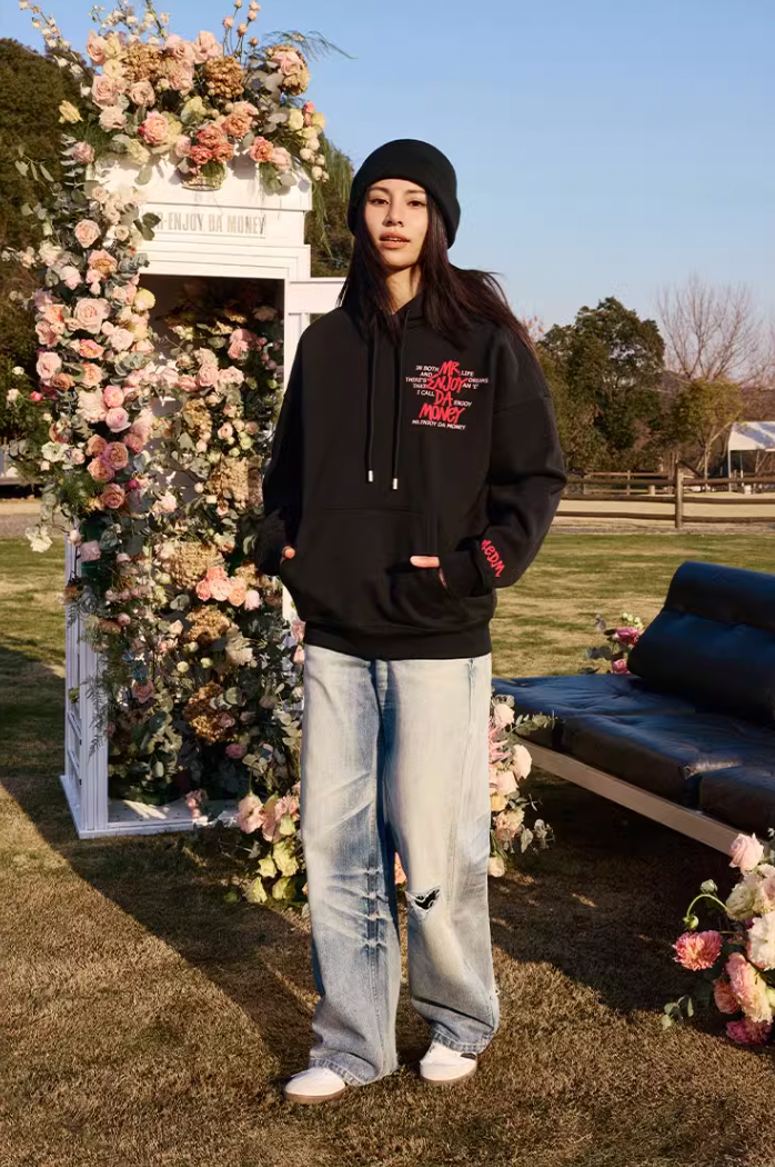 MEDM Foam Printed Graffiti Hoodie