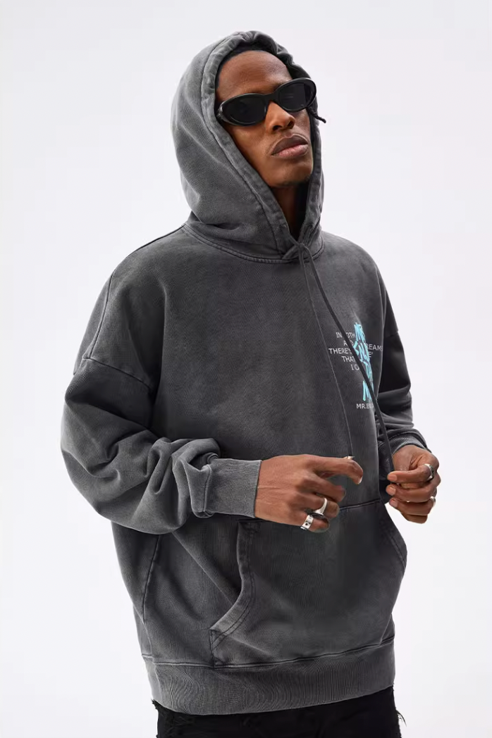 MEDM Foam Printed Graffiti Hoodie