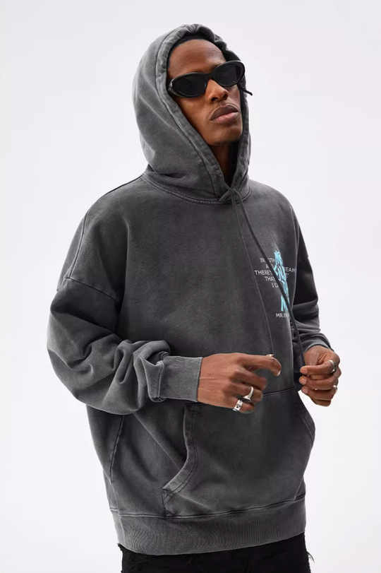 MEDM Foam Printed Graffiti Hoodie