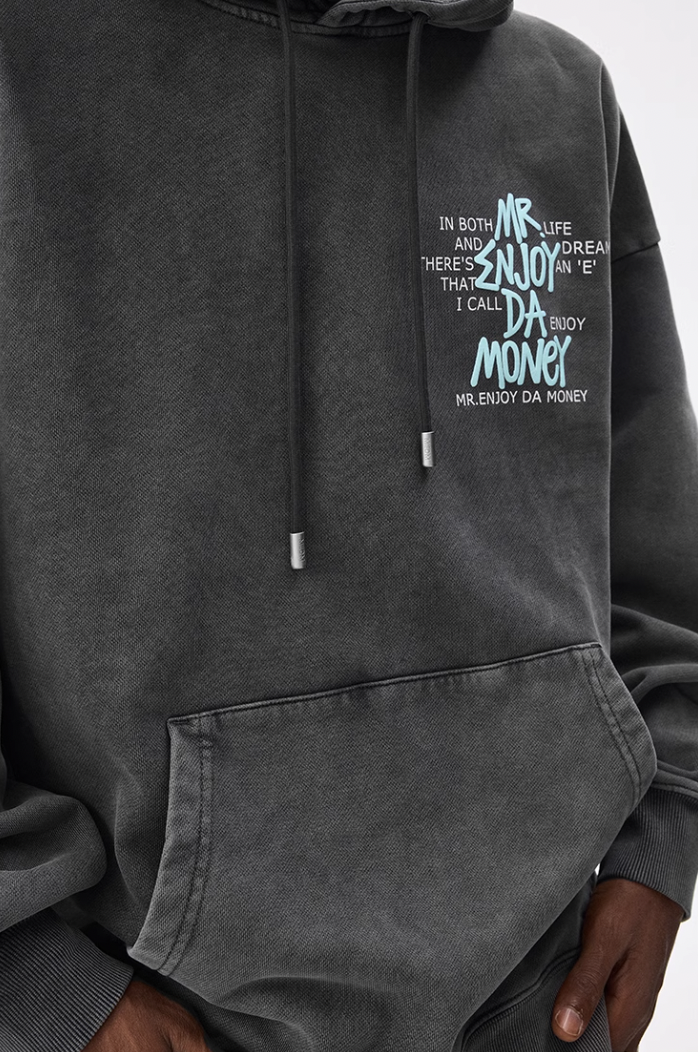 MEDM Foam Printed Graffiti Hoodie