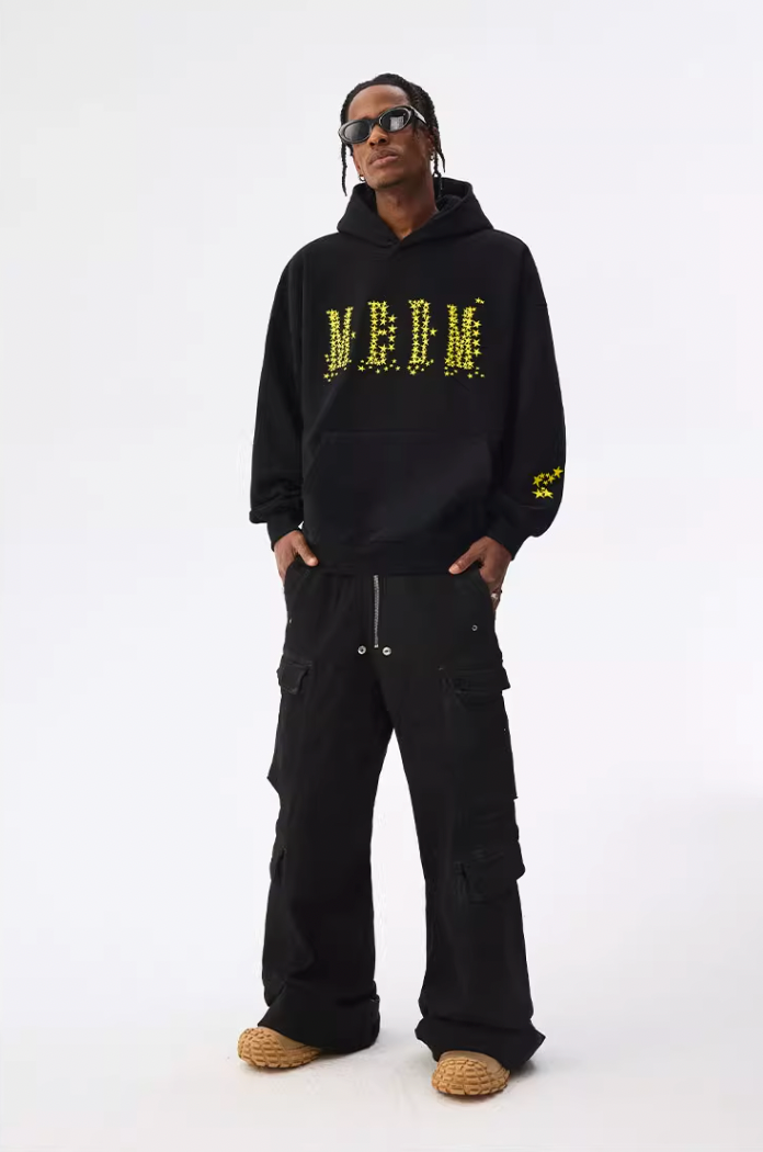 MEDM Star Embroidery Hoodie