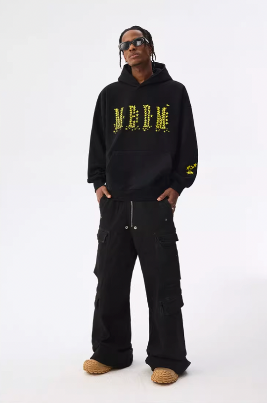 MEDM Star Embroidery Hoodie