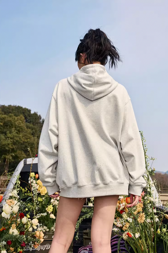 MEDM Velcro Cardigan Zipper Hoodie