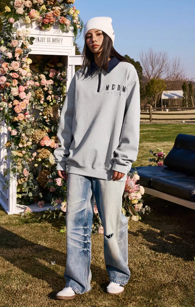 MEDM Logo Embroidered Polo Shirt