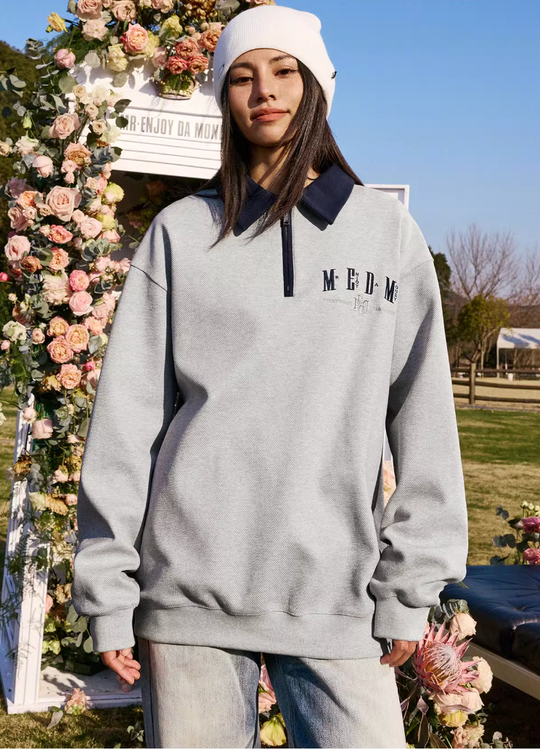 MEDM Logo Embroidered Polo Shirt