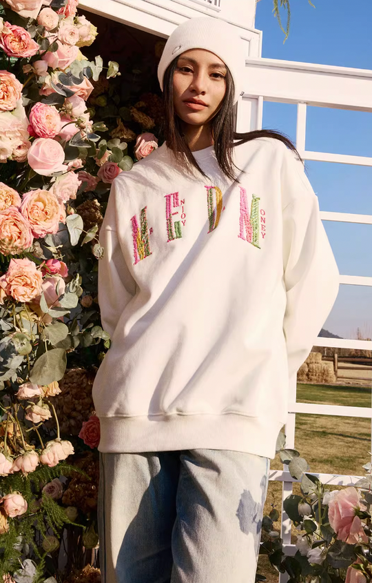 MEDM Colorful Embroidery Sweatshirt