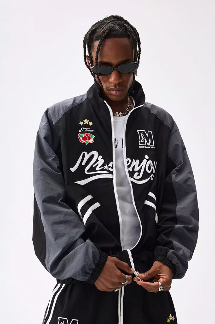 MEDM Woven Zipper Sports Jacket