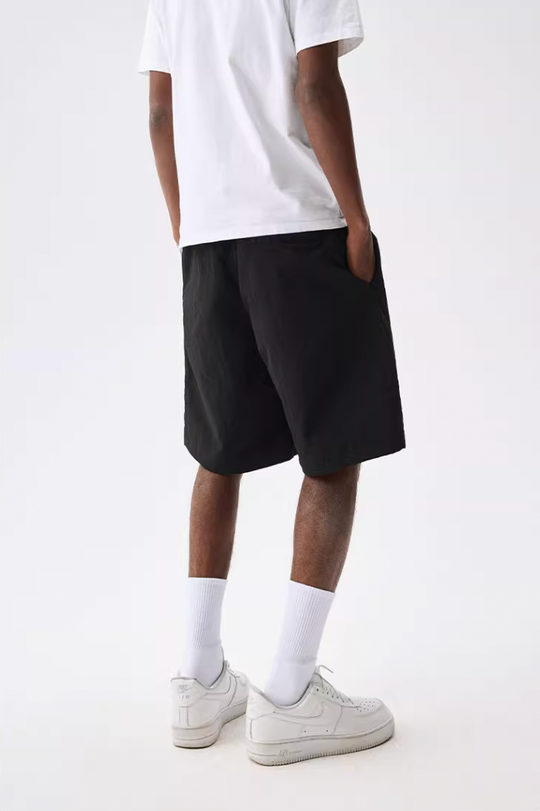 MEDM Nylon Letter Logo Sports Shorts