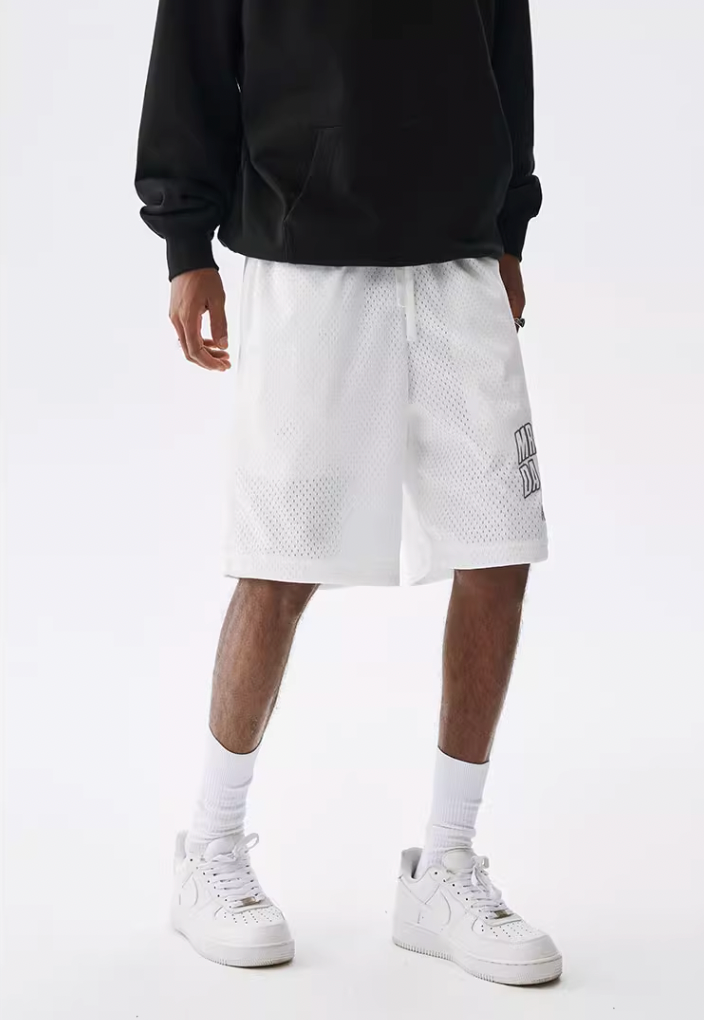 MEDM Logo Woven Mesh Shorts