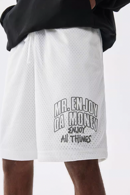 MEDM Logo Woven Mesh Shorts