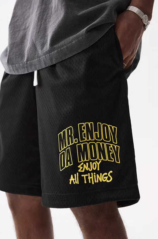 MEDM Logo Woven Mesh Shorts