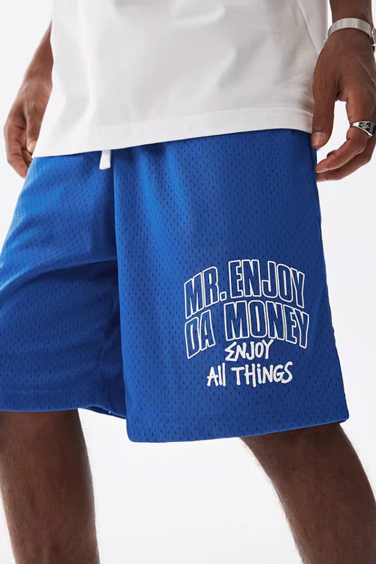 MEDM Logo Woven Mesh Shorts