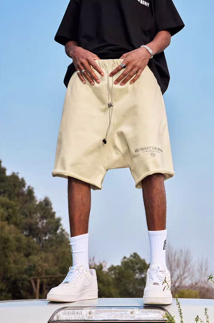 MEDM M Buckle Cut Off Shorts