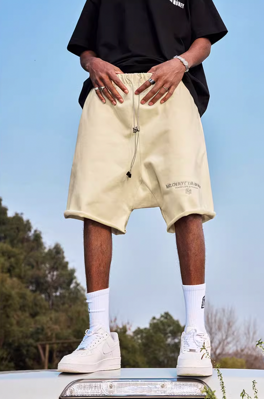 MEDM M Buckle Cut Off Shorts