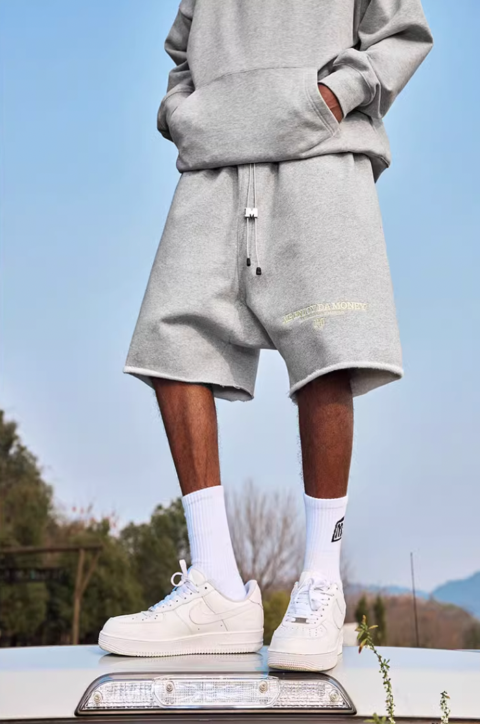 MEDM M Buckle Cut Off Shorts