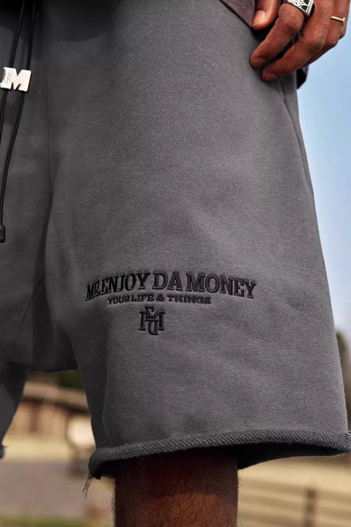 MEDM M Buckle Cut Off Shorts